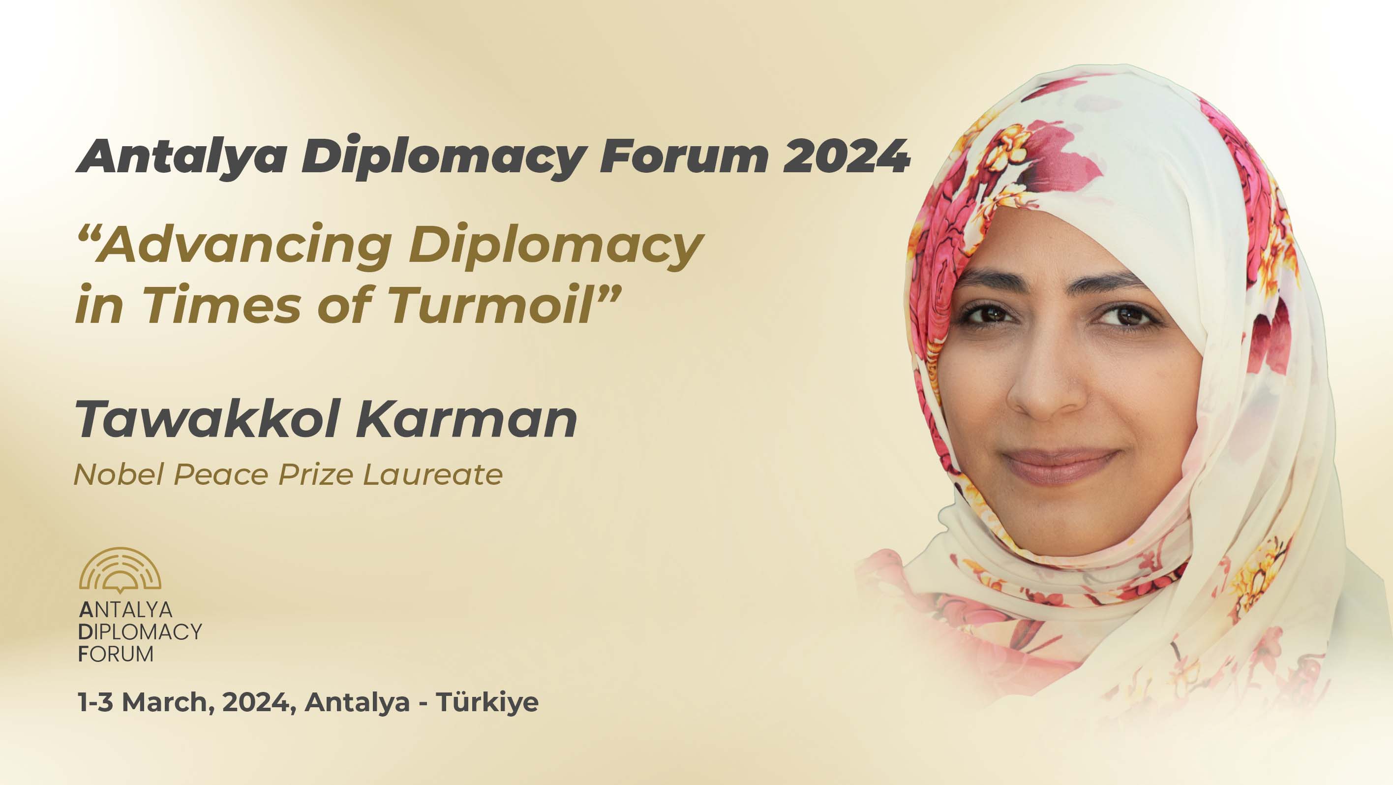 Nobel laureate to join Antalya Diplomacy Forum 2024: Advancing Diplomacy in Turbulent Times